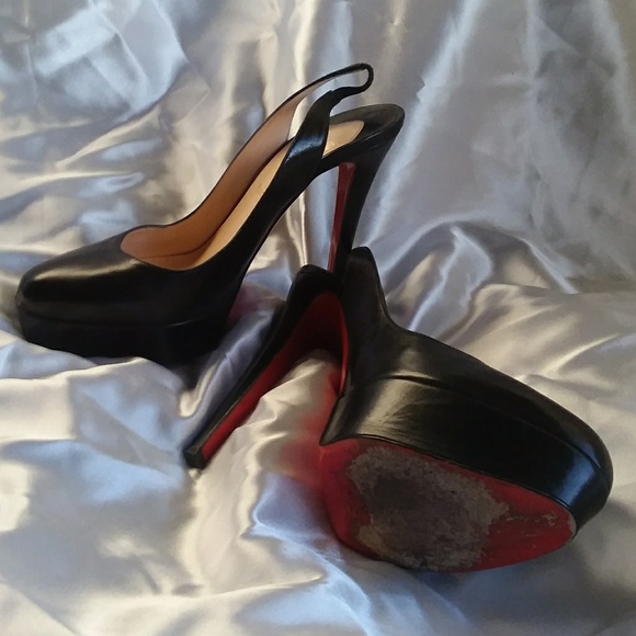 ❤Christian Louboutin Sexy Black Hi Heels - Picture 7 of 7